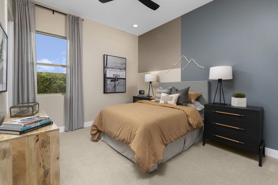 Representative furnished interior of a home built from the Mahogany by Mattamy Homes in Miravida, Surprise (Image 13).