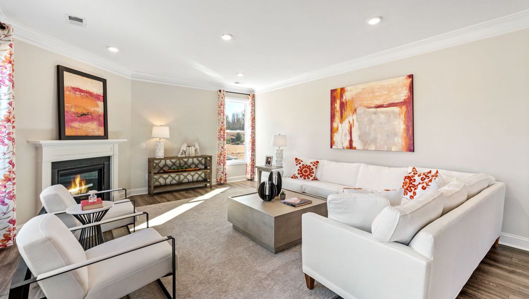 Furnished interior view inside a new home in Campbell Ridge, Piedmont (Image 17).