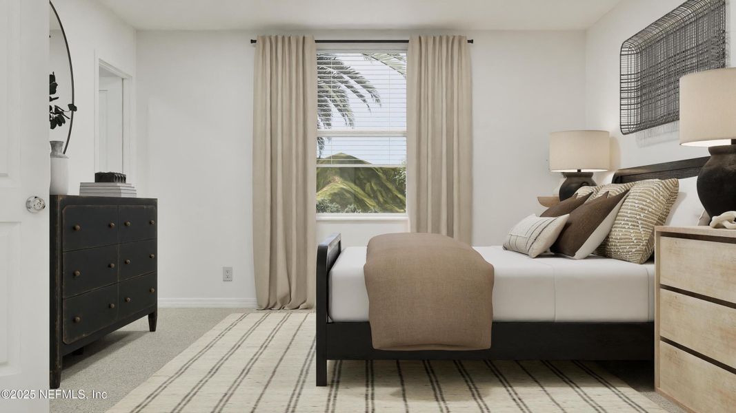 Furnished interior view inside a new home in Hardwick Farms, Jacksonville (Image 5).