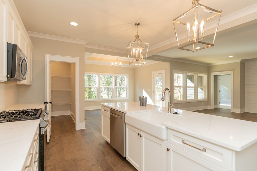 Furnished interior view inside a new home in Creekside, Cleveland (Image 13).