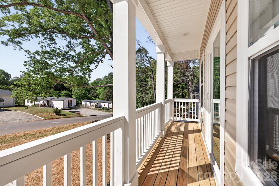 Exterior details and patio area of a home in , Mooresville (Image 27).