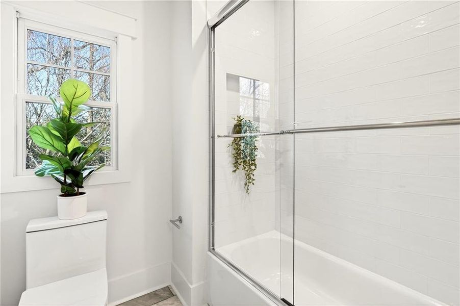 Close-up of interior finishes inside a home in , Atlanta (Image 22).