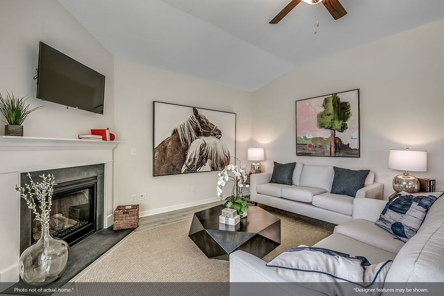 Furnished interior view inside a new home in Fairview Falls, Chesnee (Image 6).