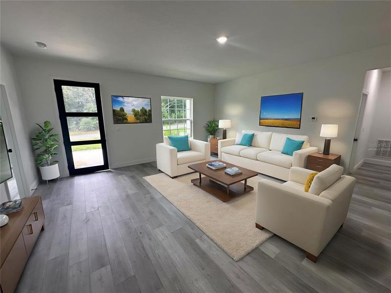 Furnished interior view inside a new home in , Citrus Springs (Image 15).