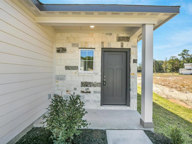Exterior details and patio area of a home in Liberty Estates, Cleveland (Image 3). Exterior details and patio area of a home in Liberty Estates, Cleveland (Image 3).