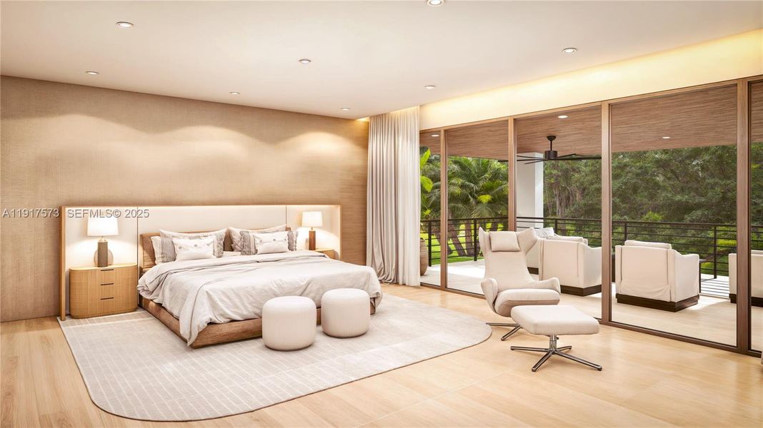 Furnished interior view inside a new home in , South Miami (Image 7).