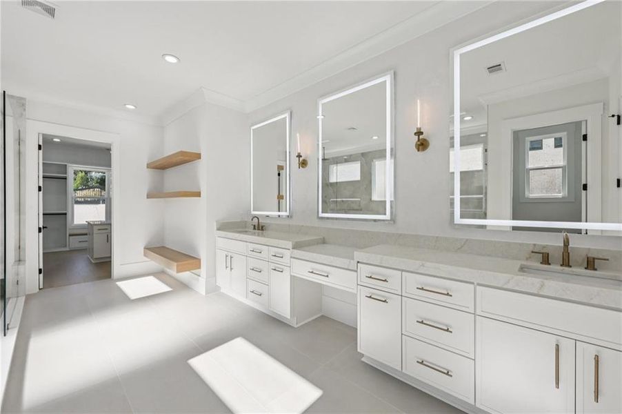 Furnished interior view inside a new home in , Buford (Image 13).