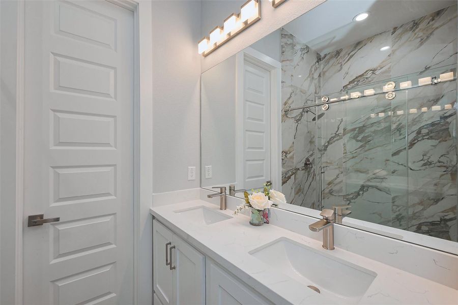 Furnished interior view inside a new home in , Houston (Image 6).