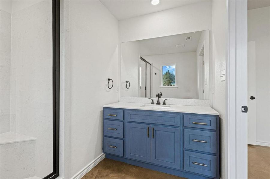 Furnished interior view inside a new home in , Dodd City (Image 8).