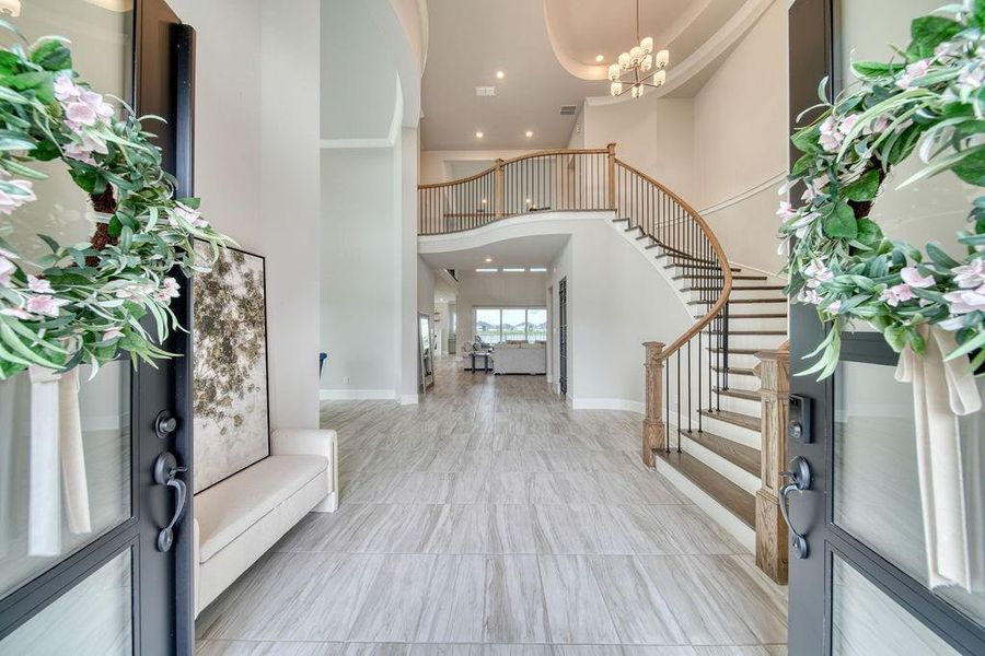 Furnished interior view inside a new home in , Friendswood (Image 27).