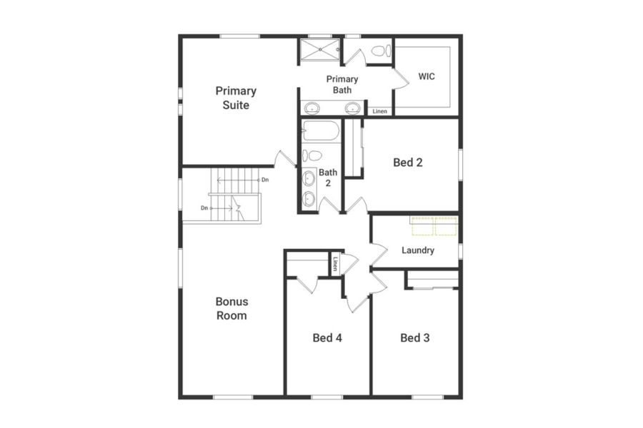 2D floor plan layout of this home in Bradley Heights, Colorado Springs, CO (Image 3). 2D floor plan layout of this home in Bradley Heights, Colorado Springs, CO (Image 3).