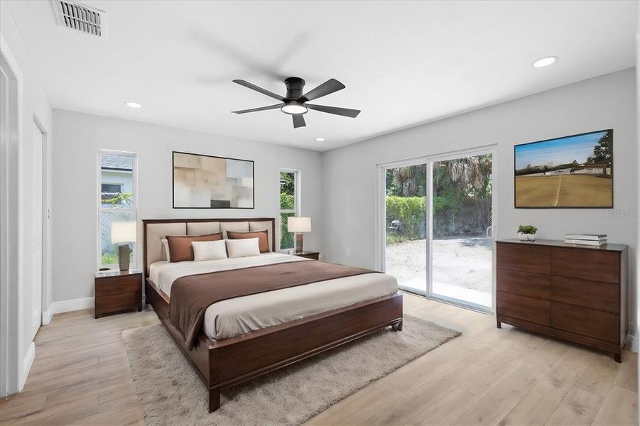 Furnished interior view inside a new home in , Tampa (Image 7).