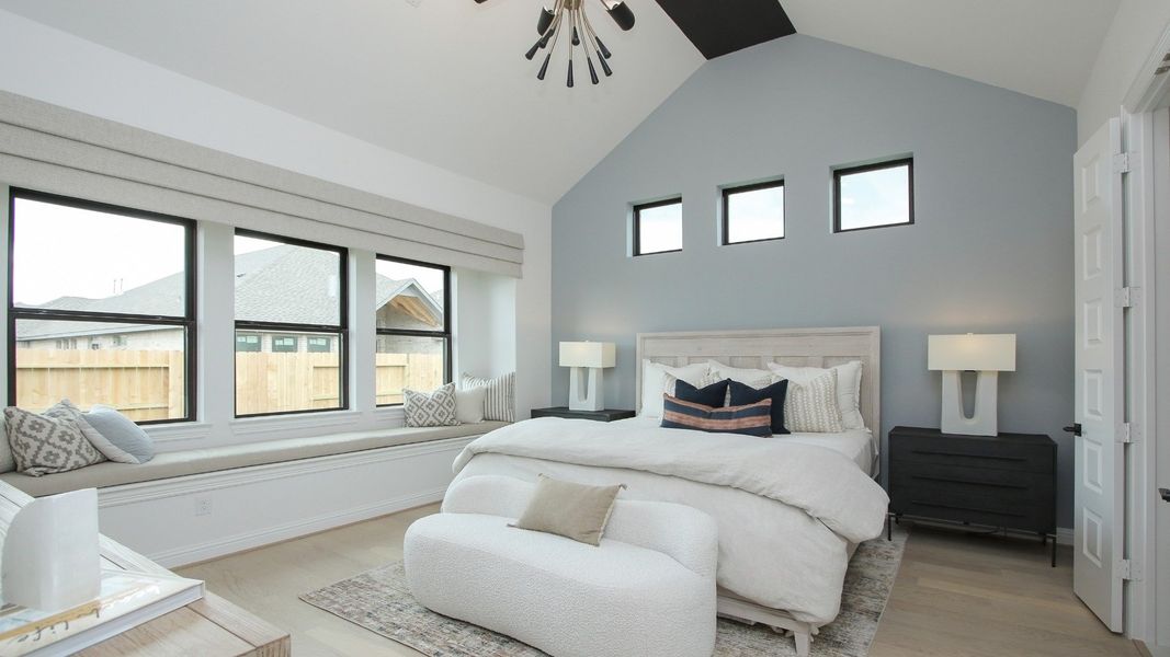 Representative furnished interior of a home built from the Willow by DRB Homes in Piedmont, San Antonio (Image 22).