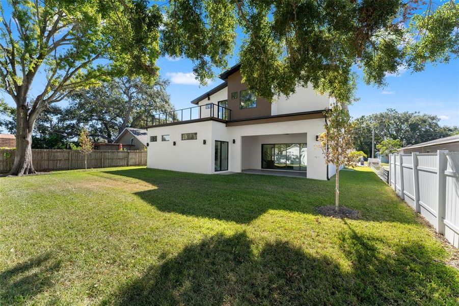 Exterior details and patio area of a home in , Tampa (Image 3). Exterior details and patio area of a home in , Tampa (Image 3).