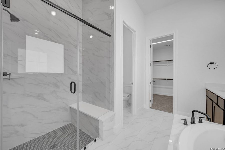 Furnished interior view inside a new home in Preserve at Annabelle Ranch, San Antonio (Image 7).