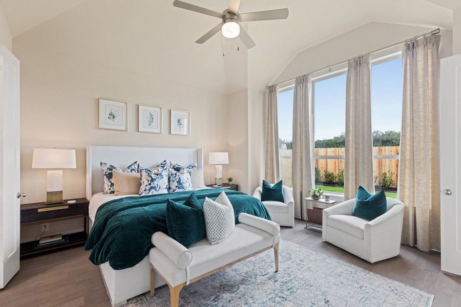 Representative Primary Bedroom - some options shown Representative Primary Bedroom - some options shown
