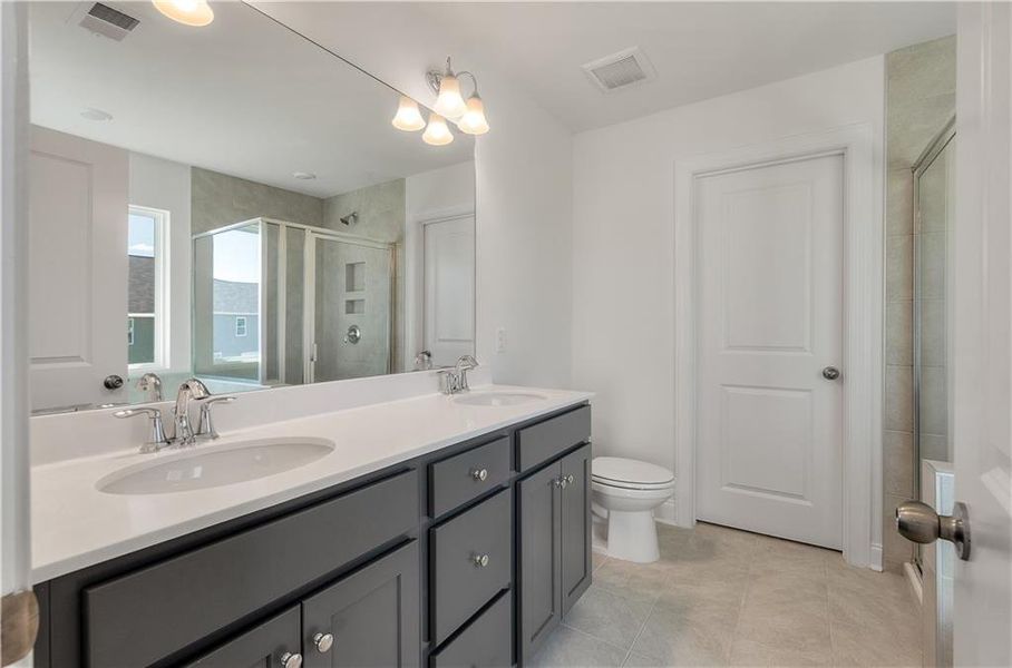 Furnished interior view inside a new home in Villas at Dawsonville, Dawsonville (Image 3).