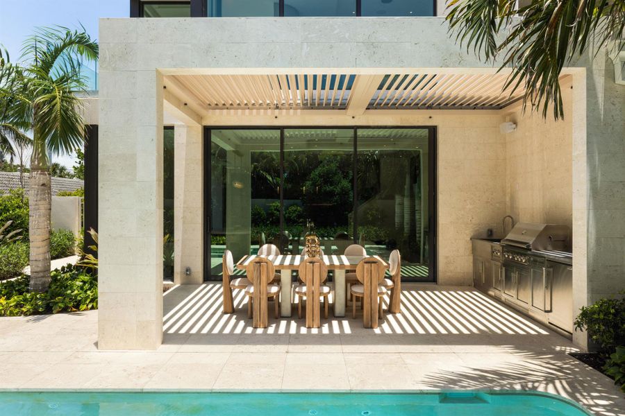 Exterior details and patio area of a home in , Delray Beach (Image 32).