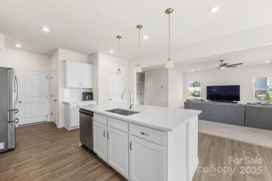 Furnished interior view inside a new home in Wilora Pond, Charlotte (Image 30). Furnished interior view inside a new home in Wilora Pond, Charlotte (Image 30).