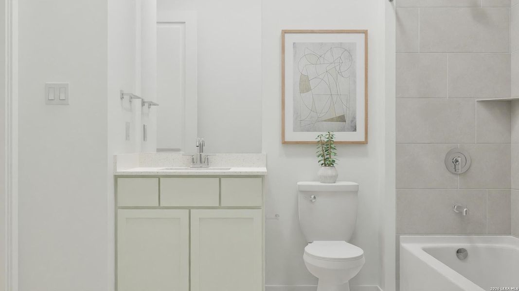 Furnished interior view inside a new home in David Estates, Portland (Image 6).