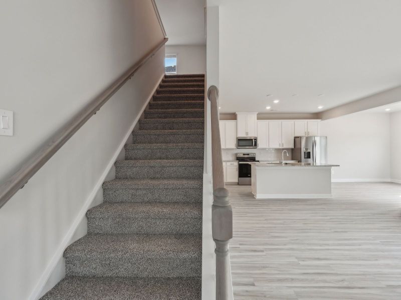 Spacious, unfurnished interior of a new home in Walnut Reserve, Conover (Image 10).