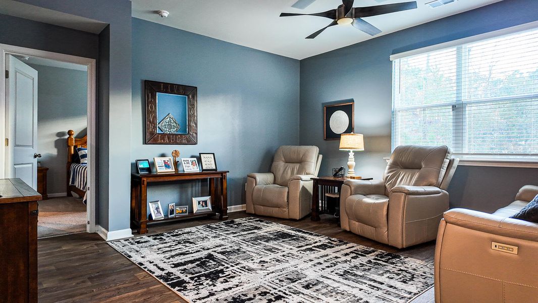 Furnished interior view inside a new home in Reserve at Mallard Crossing, Summerville (Image 41).