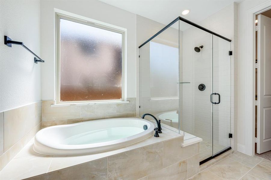 Furnished interior view inside a new home in Windsong Ranch Classic 61, Prosper (Image 11). Furnished interior view inside a new home in Windsong Ranch Classic 61, Prosper (Image 11).