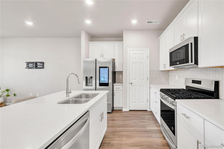 Furnished interior view inside a new home in , Littleton (Image 9).