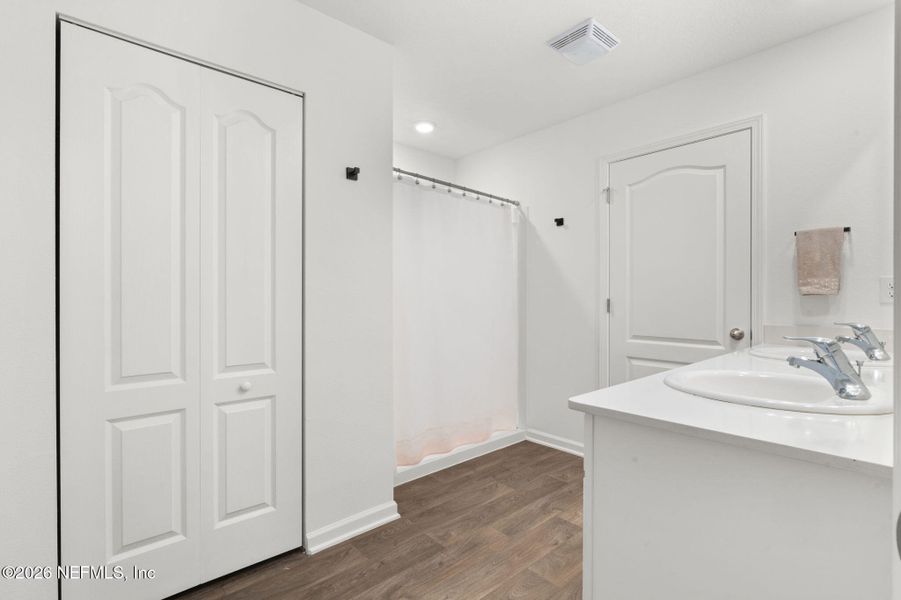 Furnished interior view inside a new home in Entrada, St. Augustine (Image 29). Furnished interior view inside a new home in Entrada, St. Augustine (Image 29).