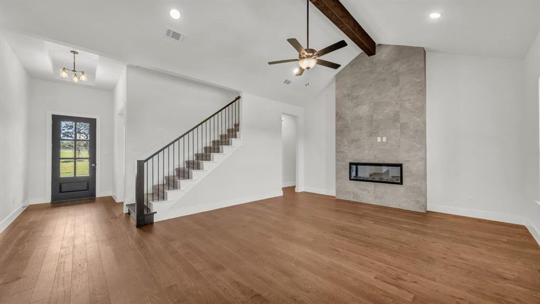 Spacious, unfurnished interior of a new home in Woodland Lakes, Weatherford (Image 27). Spacious, unfurnished interior of a new home in Woodland Lakes, Weatherford (Image 27).