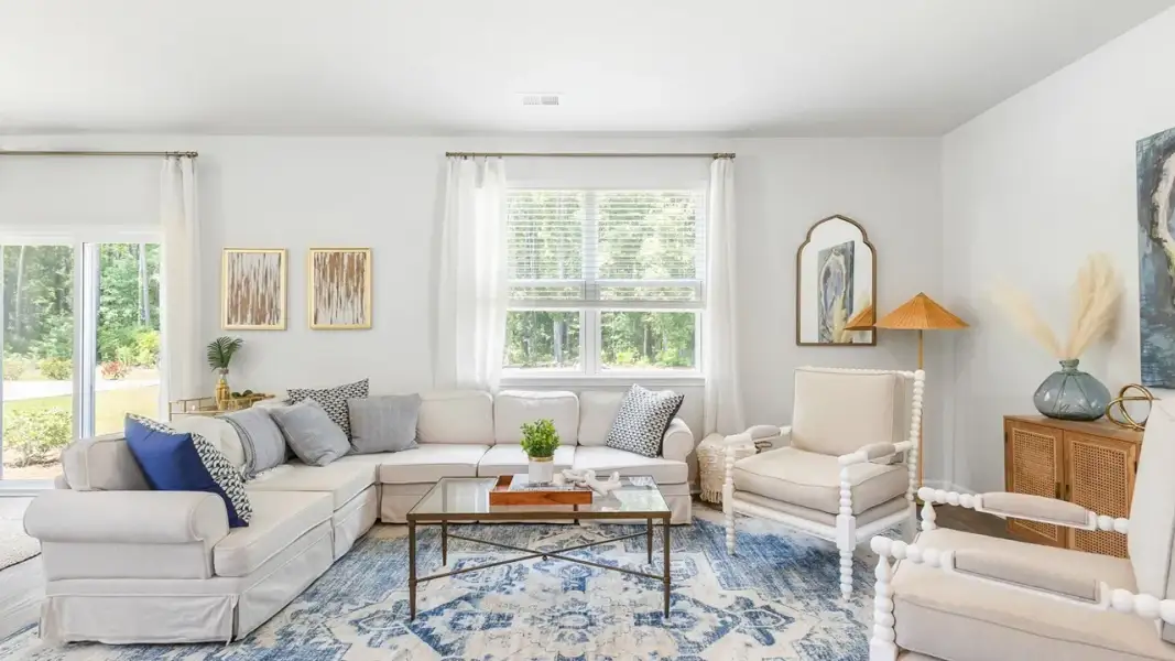 Furnished interior view inside a new home in Hillcrest, Ravenel (Image 3).