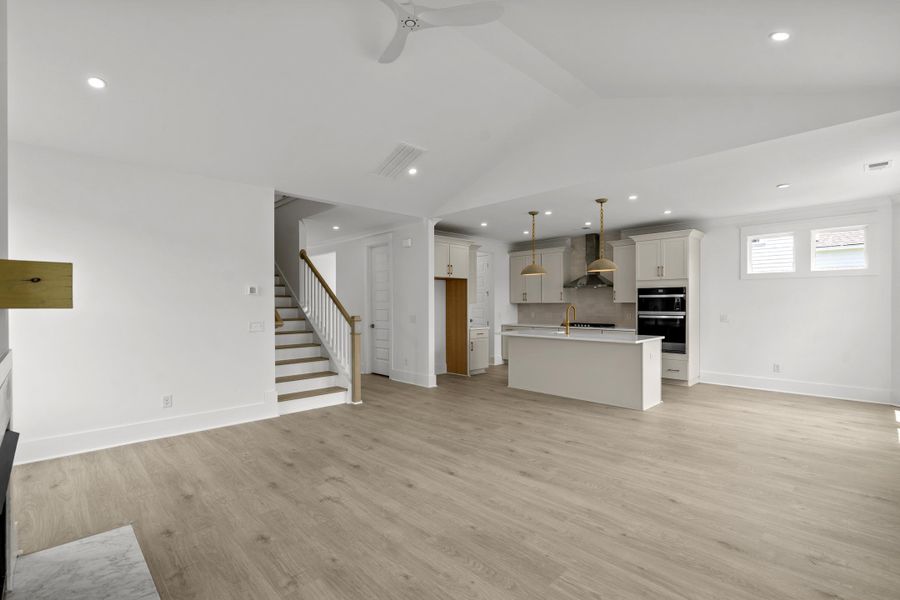 Spacious, unfurnished interior of a new home in Miller's Crossing, Johns Island (Image 23). Spacious, unfurnished interior of a new home in Miller's Crossing, Johns Island (Image 23).