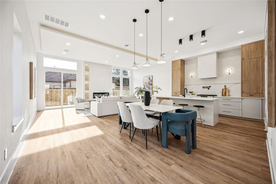 Furnished interior view inside a new home in , Houston (Image 5). Furnished interior view inside a new home in , Houston (Image 5).