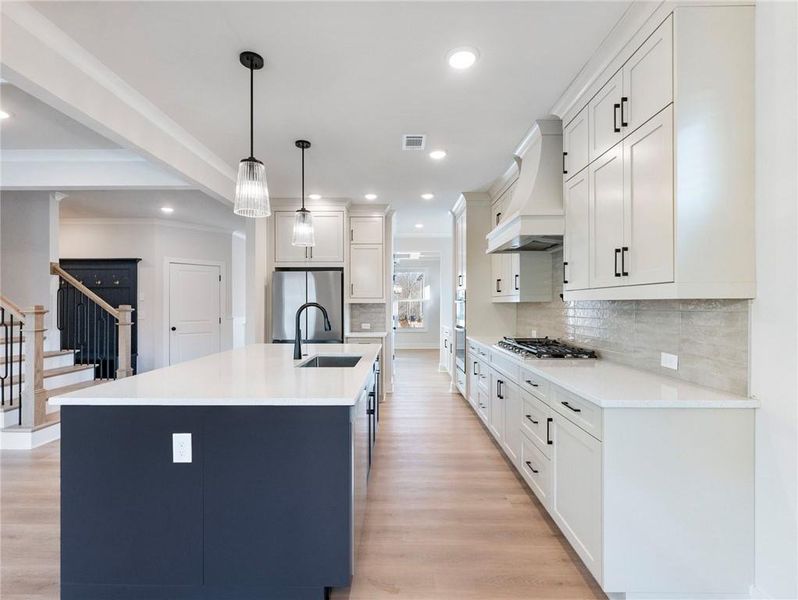 Furnished interior view inside a new home in , Buford (Image 12).