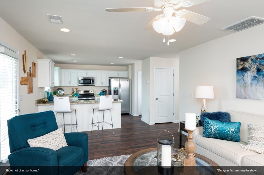 Furnished interior view inside a new home in Bell West, Kernersville (Image 5).