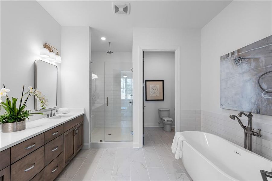 Furnished interior view inside a new home in Waterside Condos, Peachtree Corners (Image 14).