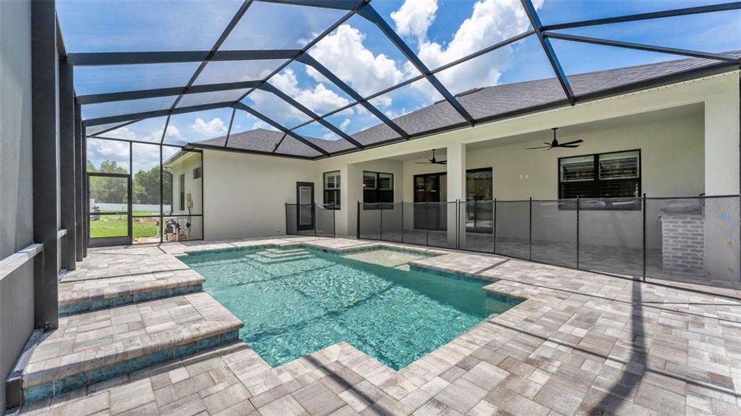Exterior details and patio area of a home in , Lakeland (Image 26). Exterior details and patio area of a home in , Lakeland (Image 26).