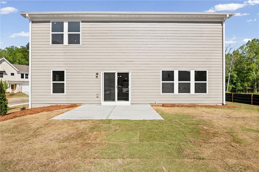 Exterior details and patio area of a home in Sage Woods, Dallas (Image 21).