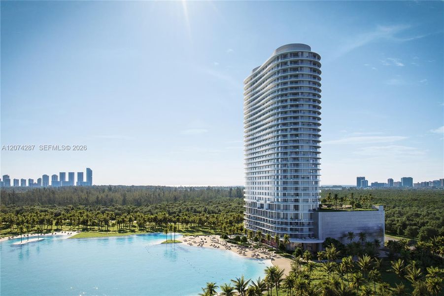 Condo located in North Miami, FL showcasing its design and architecture (Image 5).