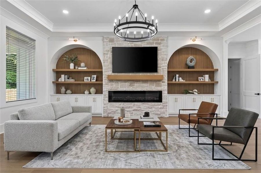 Furnished interior view inside a new home in , Bethlehem (Image 14).