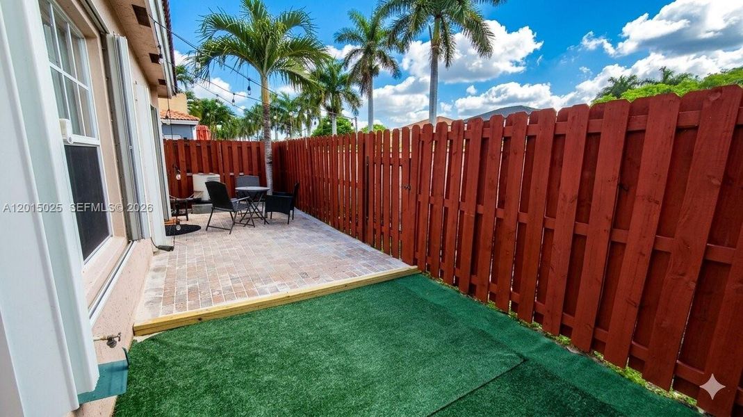 Exterior details and patio area of a home in , Miami (Image 4). Exterior details and patio area of a home in , Miami (Image 4).