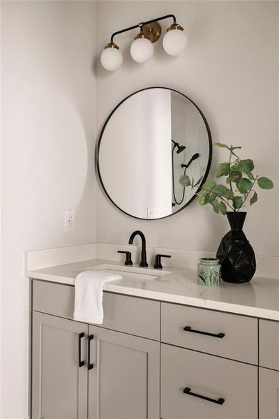 Furnished interior view inside a new home in Towns on Thompson, Alpharetta (Image 42).