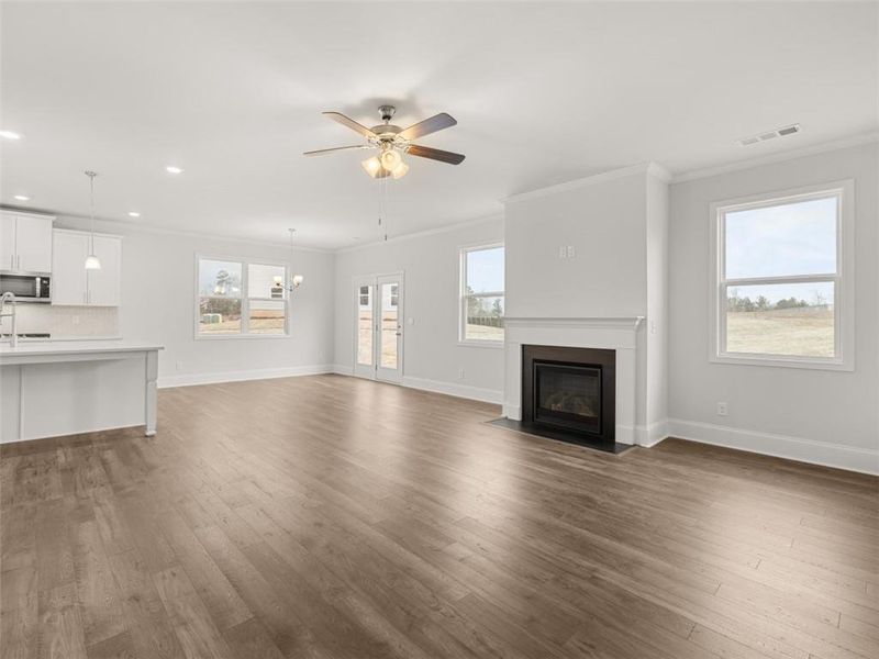 Spacious, unfurnished interior of a new home in Haven Abbey, Cumming (Image 27). Spacious, unfurnished interior of a new home in Haven Abbey, Cumming (Image 27).
