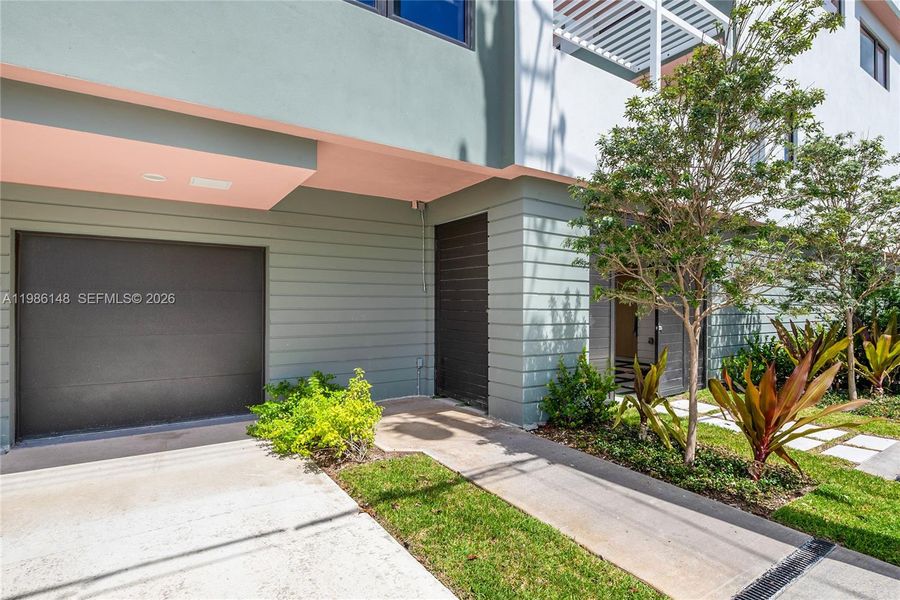 Exterior details and patio area of a home in , Miami (Image 19). Exterior details and patio area of a home in , Miami (Image 19).