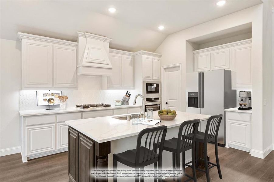 Furnished interior view inside a new home in Union Park Classic 55, Little Elm (Image 10).