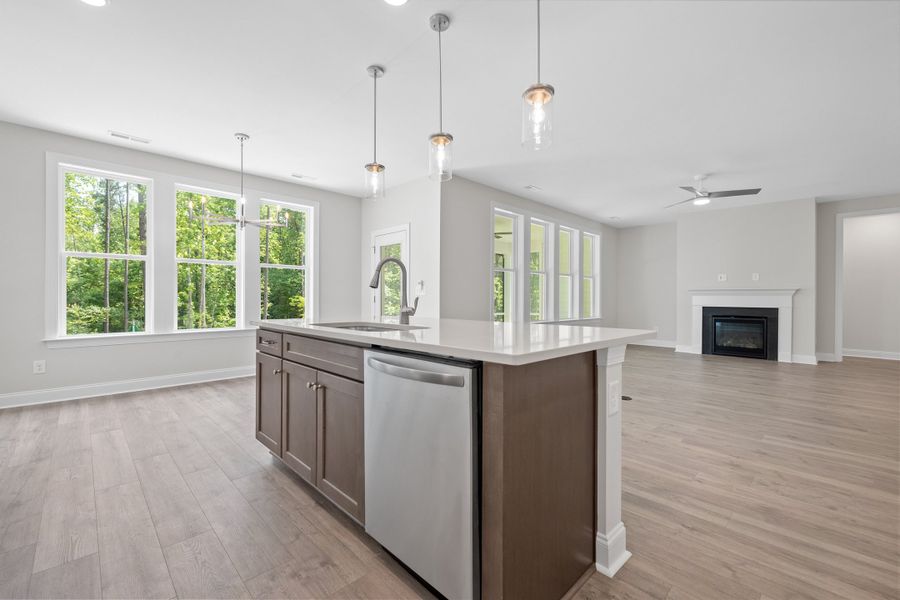Representative furnished interior of a home built from the The Chandler by RobuckHomes in Baylee Ridge, Selma (Image 115).