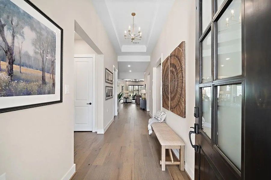 Furnished interior view inside a new home in Chambers Creek, Willis (Image 7).