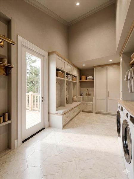 Furnished interior view inside a new home in , Douglasville (Image 4).