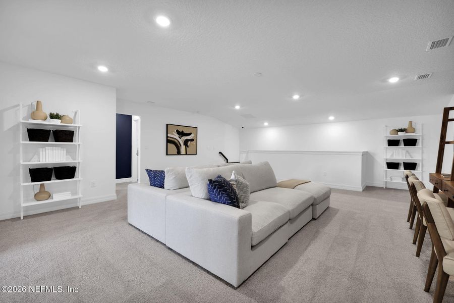 Furnished interior view inside a new home in , Jacksonville (Image 14).