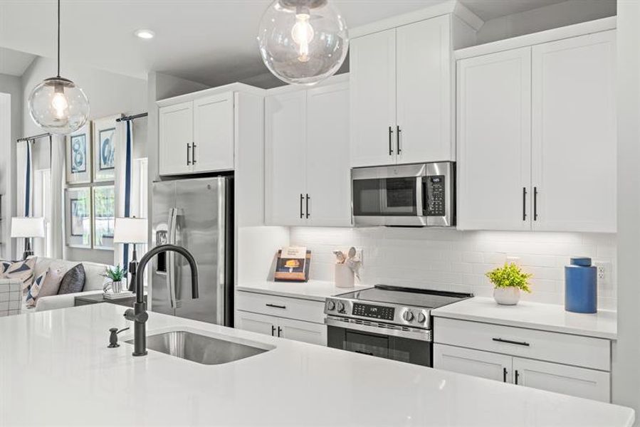 Representative furnished interior of a home built from the Bethany Duet by Ryan Homes in Royal Oaks Villas, Hardeeville (Image 4).